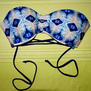 Cia. Marítima wrap around tie bikini top